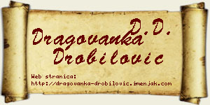 Dragovanka Drobilović vizit kartica